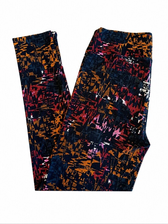 LuLaRoe Pants - Lularoe Buttery Soft Multi Colored Tall And Curvy TC Leggings